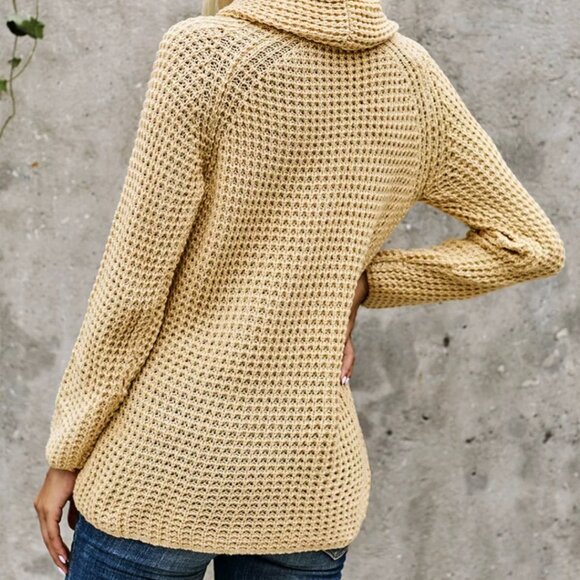 Asymmetrical Knit Sweater - Picture 2 of 6
